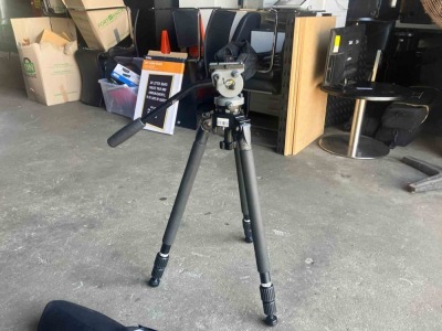 Tripod with Miller Fluid Head