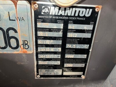 2012 Manitou MT1440-E3 Telehandler - 7