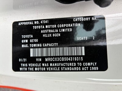 2021 Toyota Hilux 8Gen, TGN121R Motor Vehicle - 10