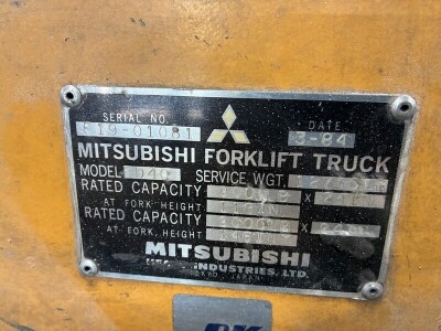 1984 Mitsubishi FD40 Forklift - 12