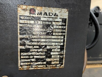 Amada HA250 Metal Bandsaw - 8