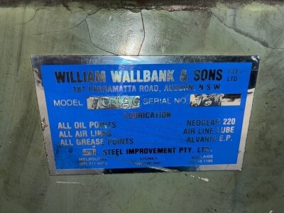 William Wallbank & Sons 704AG Hydraulic Press - 5