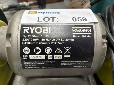 Ryobi RBG6G Bench Grinder - 2