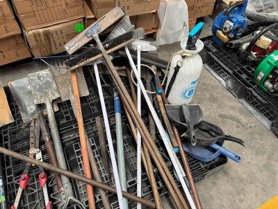 Pallet Of Cleaning and Gardening Utensils - 3