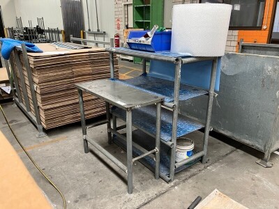 Shelving Unit And Side Bench - 2