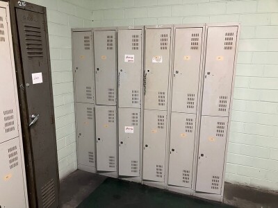 Assorted Lockers And Bench Seat - 2