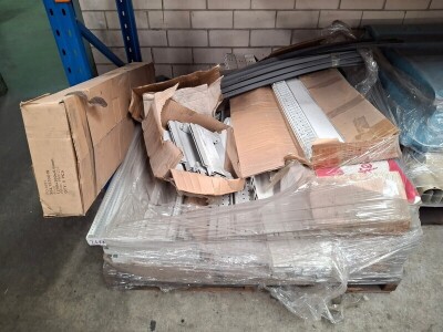 Pallet Of Assorted Retail Shelving