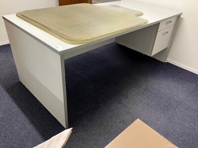 Desk And Filing Cabinet - 2