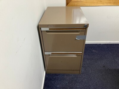 Desk And Filing Cabinet - 4