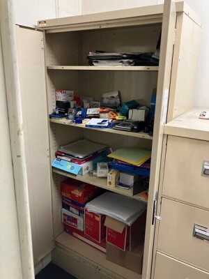Shelving Unit, Storage Cabinet And Filing Cabinet - 3