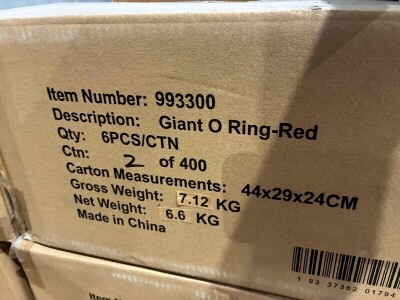 Giant O Ring - Red - Cooee - 2