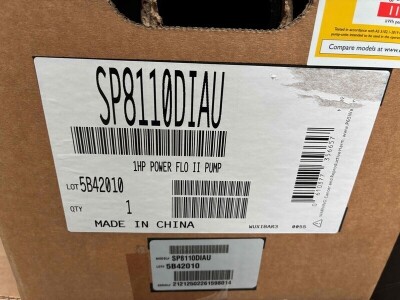 Hayward Powerflo Ii Diwc 1 Hp Pump - 2