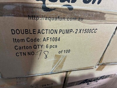 Double Action Pump - 2 X 1500Cc - 2