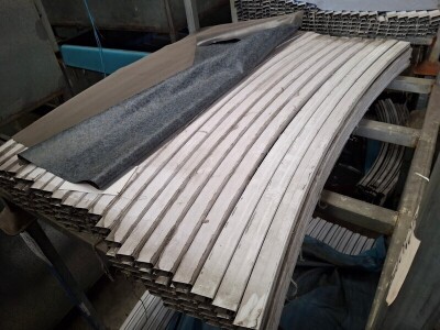Coping Top Rail 18' Curved (#15) Suits South Sea Pools - 3