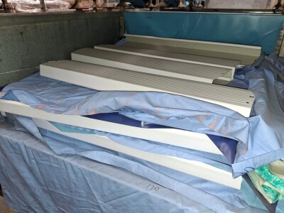 Square Metal Coping 985Mm White - 6