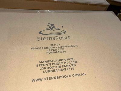 In-Deck Hand Rails #200310 Stainless Steel ( A Pair) - 3