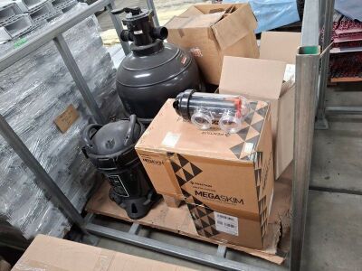 Pallet Of Assorted Pool Equipment - 2