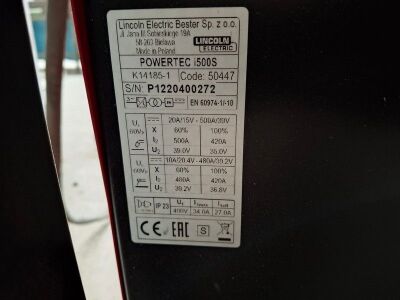 Lincoln Electric Powertec i500s Welder - 6
