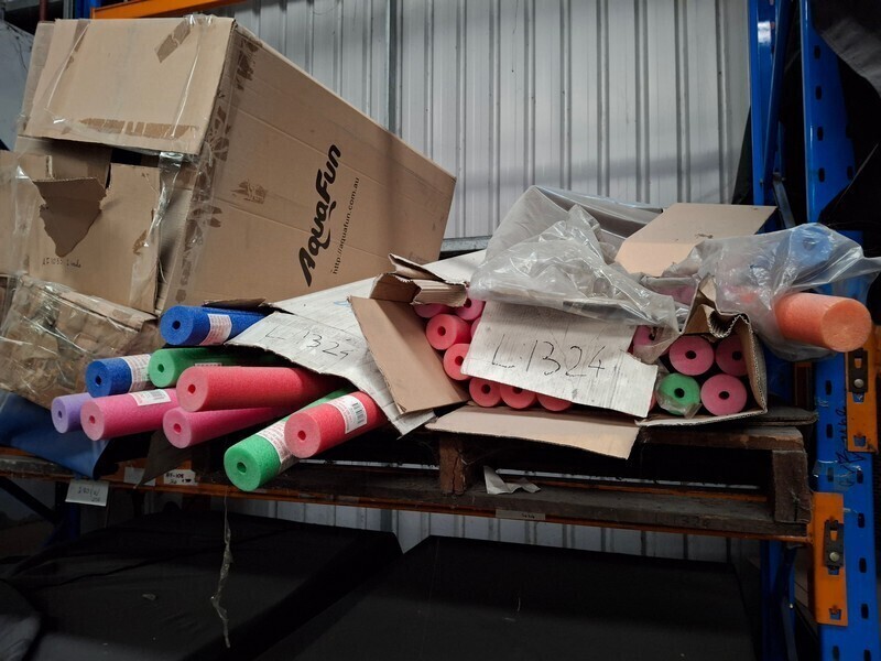 Pallet Of Assorted Pool Noodles
