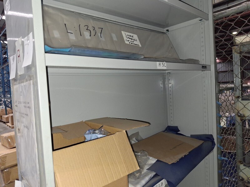 Boxes Of Assorted Parts In Compactus