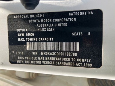 2016 Toyota Hilux 8 Gen GUN126R-DTT5HQ3 - 22