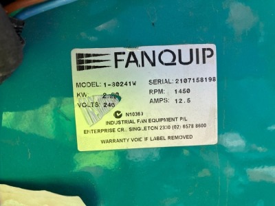 Industrial Fan Fanquip 1-80241W - 5