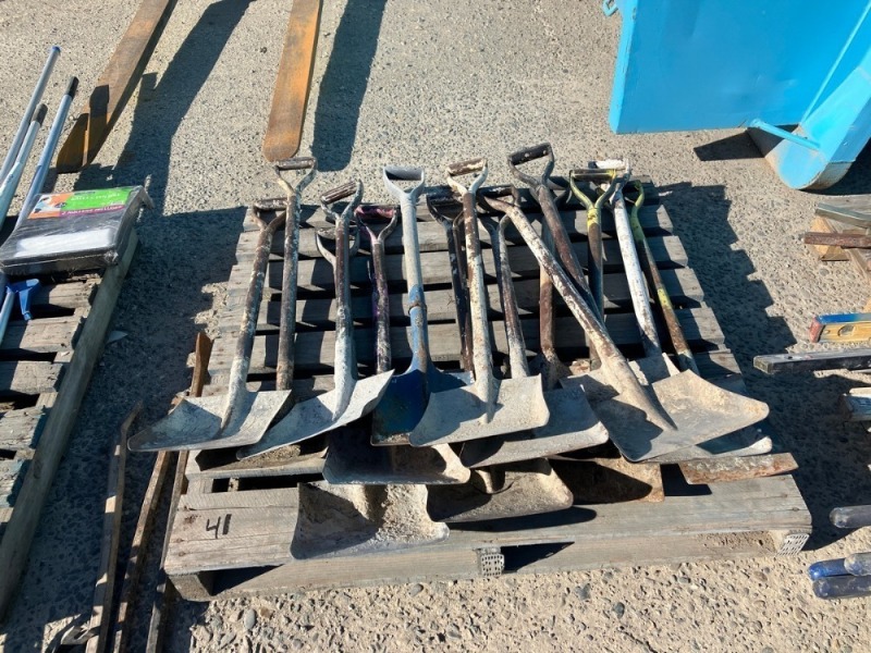 Pallet Of Assorted Shovels