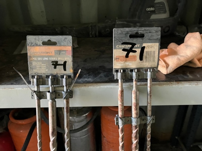 Packs Of 3 x Drill Bits