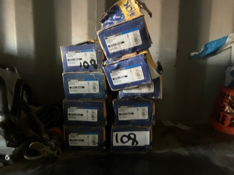Boxes Of Through Bolt Anchors