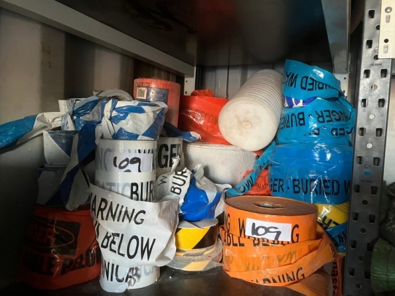 Assorted Warning Tape Rolls
