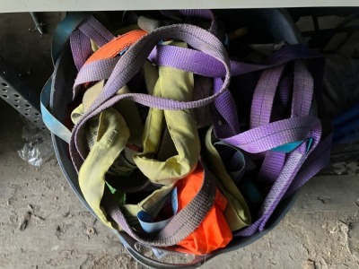 Tub Of Ropes & Straps - 3