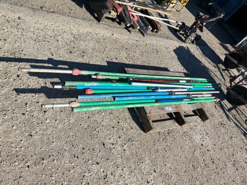 Pallet Of Assorted Extension Poles