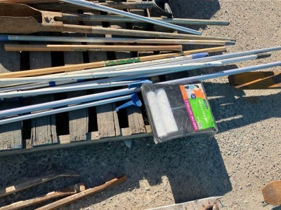 Pallet Of Assorted Gardening & Cleaning Tools - 2