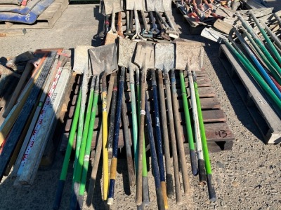 Pallet Of Assorted Shovels