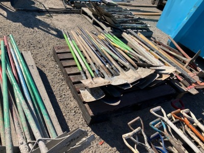 Pallet Of Assorted Shovels - 2