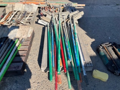 Pallet Of Concrete Rakes