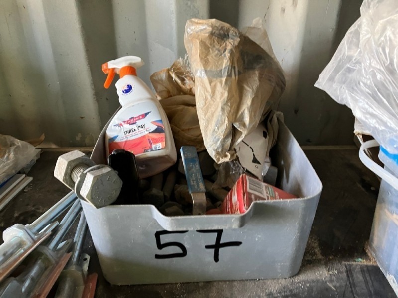 Assorted Box Of Screws And Bolts