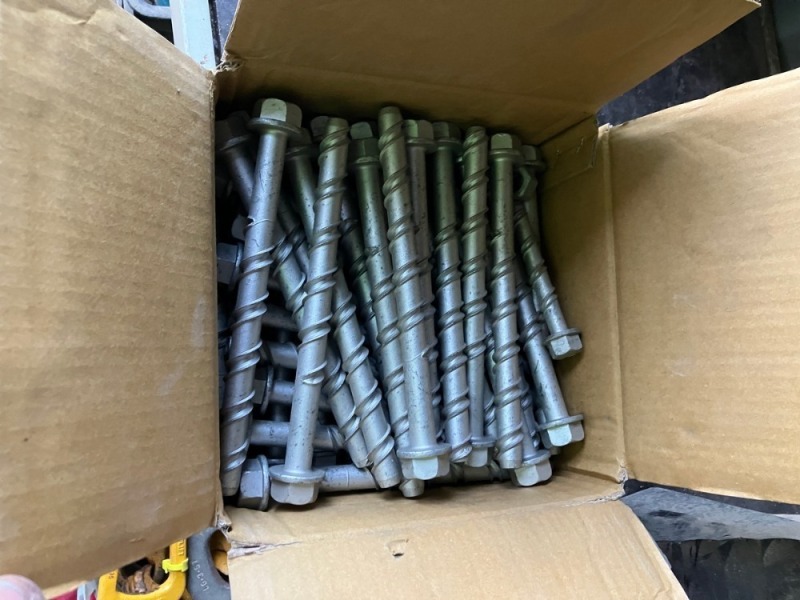 Box Of Galvanised Concrete Screws