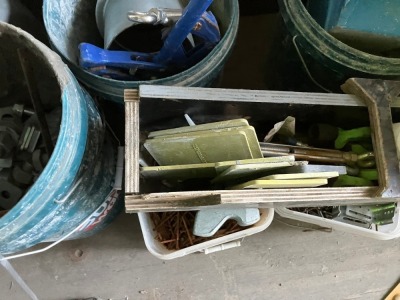 Assorted Buckets & Boxes Of Fastening Supplies - 4
