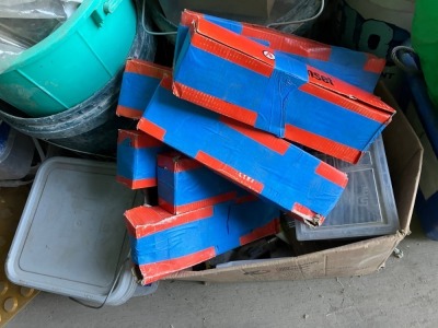 Assorted Buckets & Boxes Of Fastening Supplies - 10