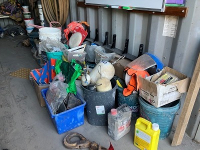 Assorted Buckets & Boxes Of Fastening Supplies - 15