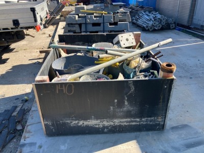 Timber Site Box With Content - 2