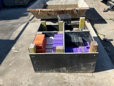 Timber Site Box With Panel Shims And Steel Components