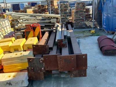 Timber Site Box With Panel Shims And Steel Components - 7