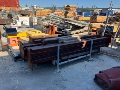 Timber Site Box With Panel Shims And Steel Components - 8