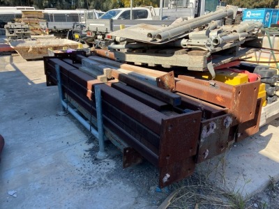 Timber Site Box With Panel Shims And Steel Components - 9