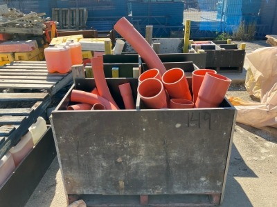 Timber Site Box With Assorted PVC Electrical Conduits