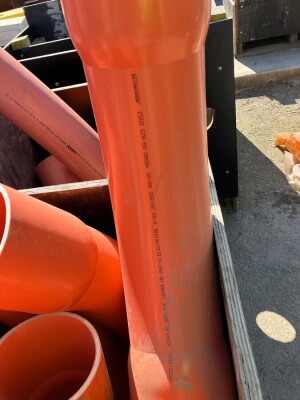 Timber Site Box With Assorted PVC Electrical Conduits - 3