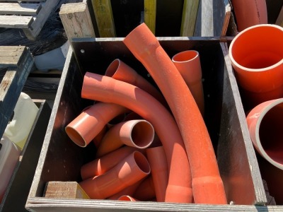 Timber Site Box With Assorted PVC Electrical Conduits - 5