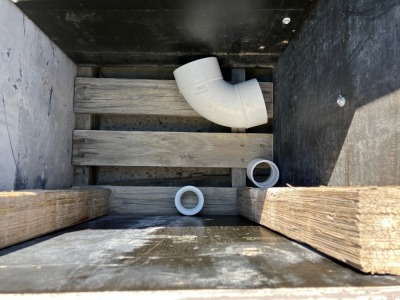 Timber Site Box With Assorted PVC Electrical Conduits - 13
